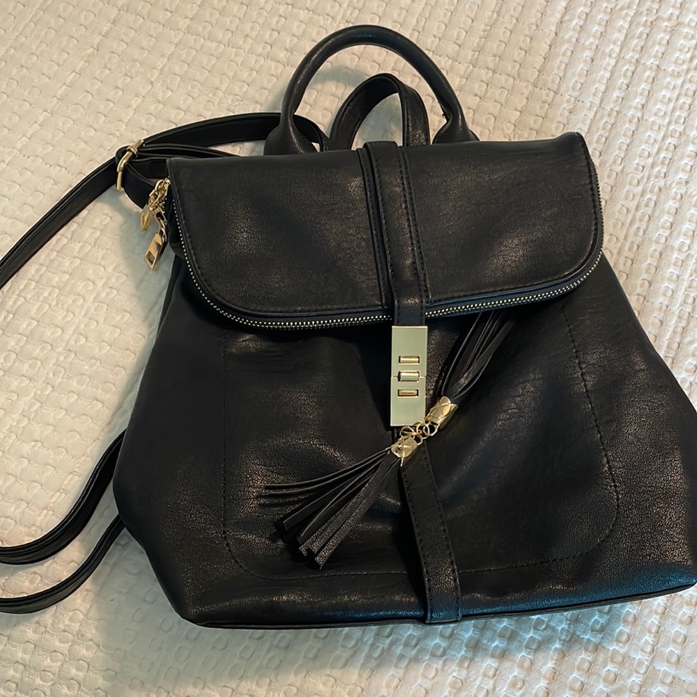 Black backpack